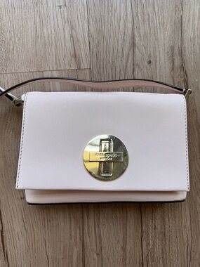 kate spade Light Pink Leather Crossbody with Turn Lock